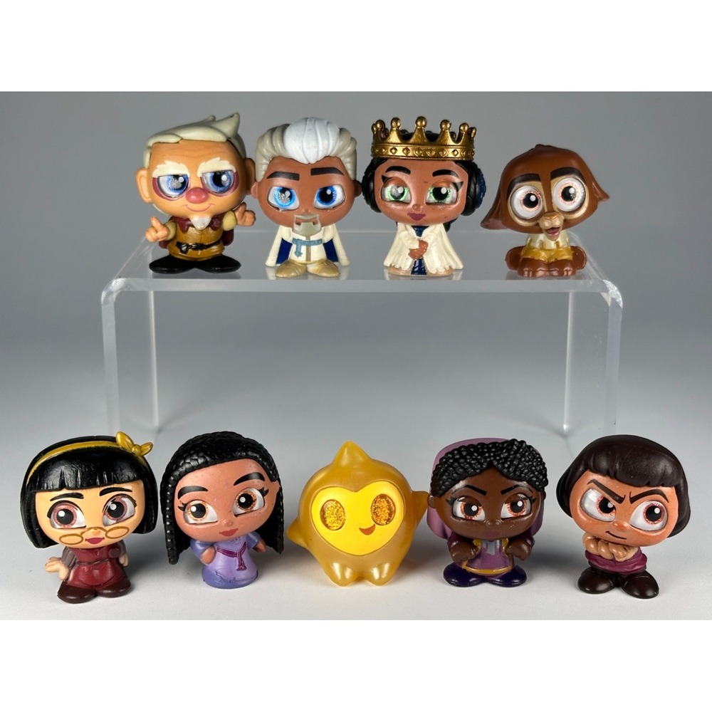 Disney Doorables WISH Complete Set of 9 Star Asha Valentino Special Edition NEW